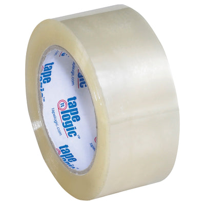 Tape Logic #400 industrial tape delivers consistent adhesion for high-volume carton sealing operations. This 2.0 mil clear acrylic formulation bonds reliably to recycled corrugated across 32°–140°F and resists yellowing for long-term storage visibility. Case of 36 rolls (2" x 110 yds each) meets UPS and U.S. postal regulations.