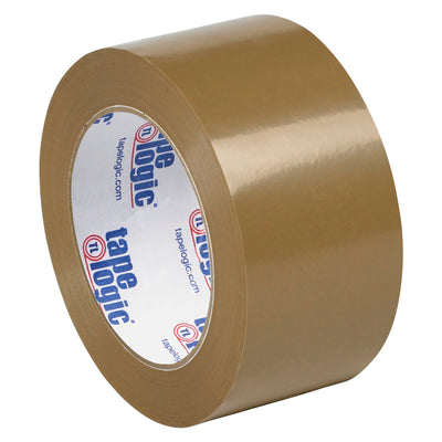 Tape Logic #50 Natural Rubber Tape delivers the most aggressive adhesion and consistent box closure for high-speed packing lines. This 2" x 110 yds. tan tape features 1.9 mil thickness and quick corrugated penetration that eliminates rub-down time. Moisture-resistant and rated 0°–150°F; sold as a case of 6 rolls for maximum line uptime.