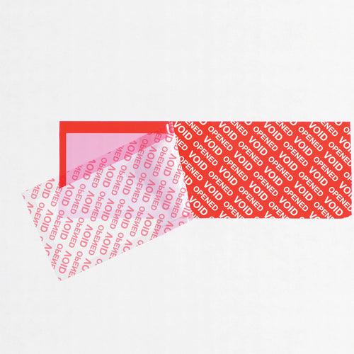 Tape Logic red security strips deliver instant tamper detection with a bold 
