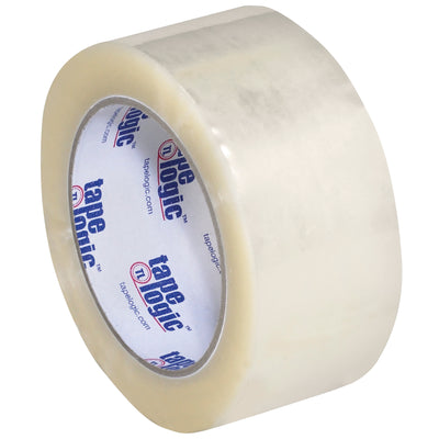 Heavy-duty 2" x 110 yds clear carton sealing tape with hot melt adhesive delivers superior adhesion to film and performs flawlessly on over-stuffed cartons. This 1.9 mil economy tape offers quiet, easy unwinding with extra elongation for irregular shapes, sold as a case of 6 rolls for high-volume packing lines.