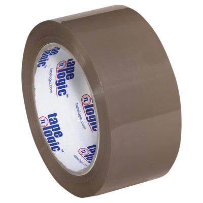 Seal more cartons at lower cost per case with Tape Logic #900 Economy Tape. This 2" x 110 yds tan hot melt pressure-sensitive tape (2.5 mil) delivers quiet, easy unwind in a convenient 6-pack case–perfect for high-volume shipping operations and over-stuffed boxes.