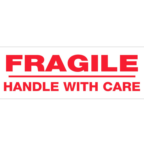 2 in x 110 yd 2.2 Mil Fragile Handle With Care Carton Sealing Tape 36/Case T902P02