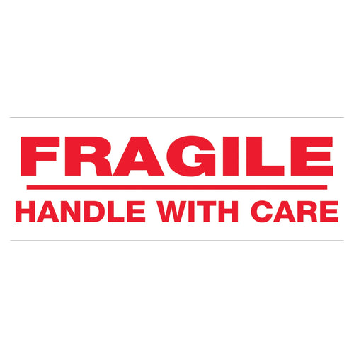 2 in x 110 yd 2.2 Mil Fragile Handle with Care Carton Sealing Tape 18-Pack T902P0218PK