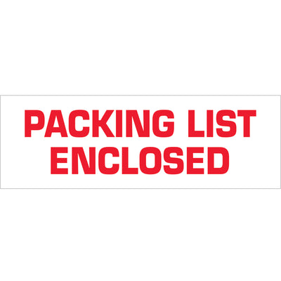Streamline your fulfillment workflow with pre-printed "Packing List Enclosed" messaging that eliminates separate labeling steps. This waterproof, 2.2 mil carton sealing tape features reliable acrylic adhesive and comes in a case of 36 rolls (2" x 110 yds each), reducing hours of operational downtime while protecting documents during transit.