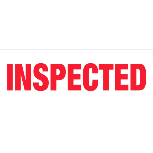 2 in x 110 yd 2.2 Mil Red/White Inspected Carton Sealing Tape 6-Pack T902P146PK
