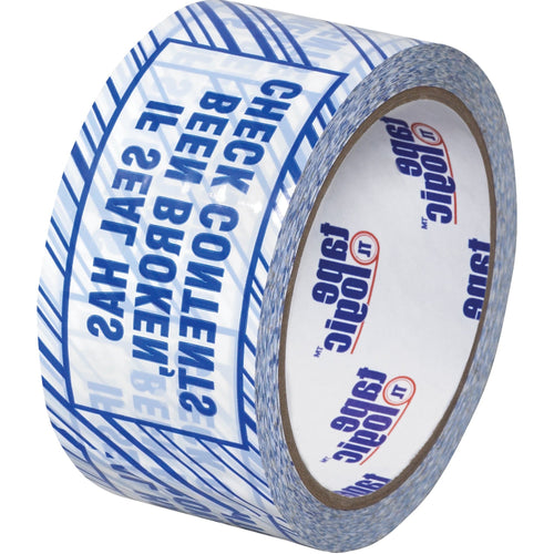 2 in x 110 yd 2.5 Mil Security Tape Tamper Evident 6/Case T902ST026PK