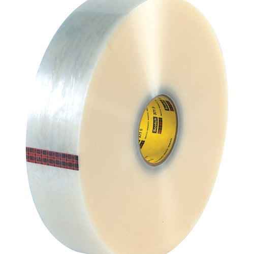 2 in x 1000 yd 1.9 Mil Clear 3M 371 Carton Sealing Tape 6/Case T903371