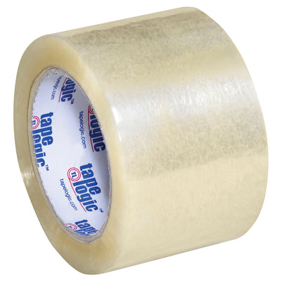 Tape Logic #170 clear acrylic tape delivers superior adhesion to recycled corrugated with consistent, smooth release–ideal for high-volume packing lines. This 1.8 mil industrial tape maintains clarity and won't yellow, keeping sealed cartons looking professional through long-term storage. Case of 6 rolls (3" x 110 yds each) meets UPS and U.S. postal regulations.