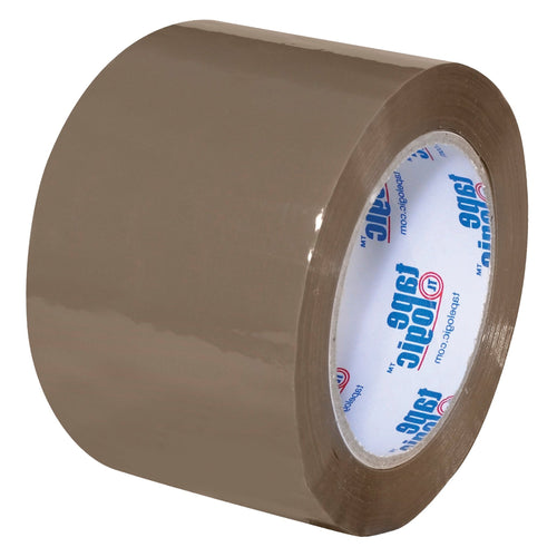 3 in x 110 yd 8 Mil Tan Carton Sealing Packing Tape 6-Pack T905170T6PK