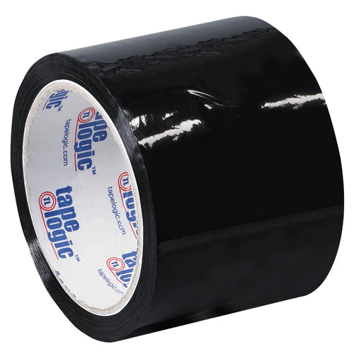 Tape Logic black carton sealing tape in 3