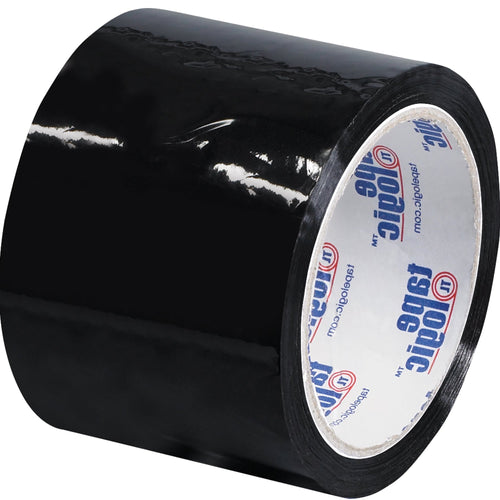 3 in x 55 yd 2.2 Mil Black Carton Sealing Tape 6-Pack T90522BK6PK
