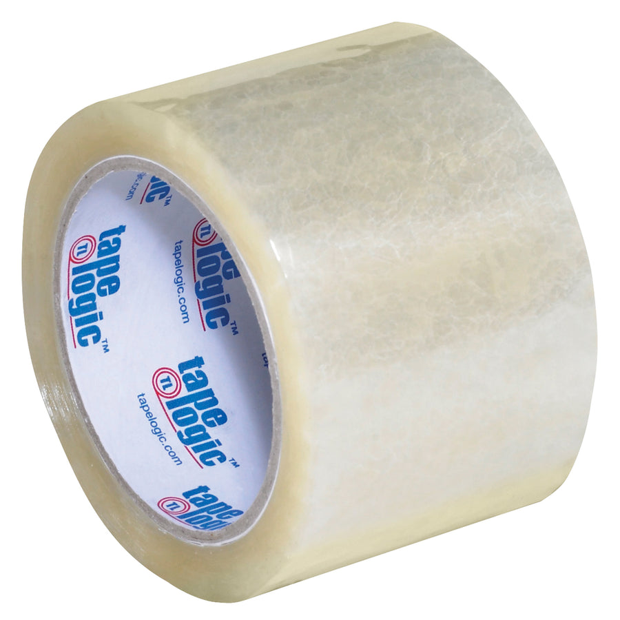 3" x 55 yds Clear Acrylic Carton Sealing Tape - 2.6 Mil, Case of 24
