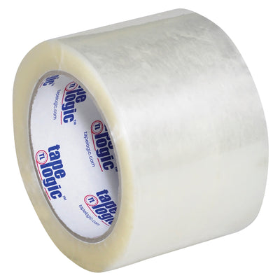 Tape Logic #600 Economy clear carton sealing tape delivers cost-effective performance for high-volume packaging lines. This 3" x 110 yds 1.6 mil tape features hot melt adhesive with superior shear strength, ideal for sealing regular and irregular-shaped boxes. Case of 6 rolls packed for immediate dispenser integration.
