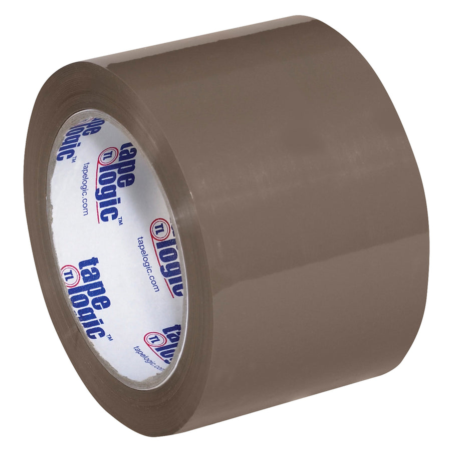 Tape Logic #600 Economy Tape delivers cost-effective carton sealing for high-volume packing lines. Each case includes 24 rolls of 3" x 110 yds tan tape with 1.6 mil polypropylene and hot melt adhesive that powers through irregular shapes and over-stuffed cartons.