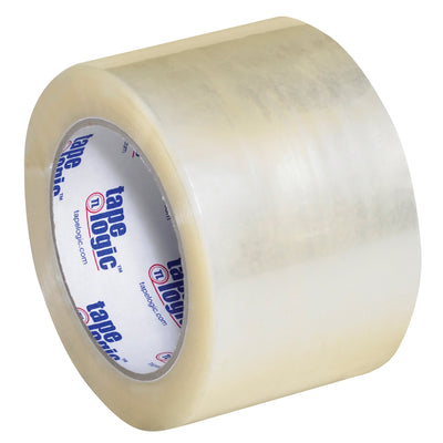 Tape Logic #700 economy carton sealing tape delivers professional-grade performance at cost-effective pricing. This 3" x 110 yds hot melt adhesive tape features 1.9 mil thickness for reliable sealing on over-stuffed cartons, irregular shapes, and film surfaces. Buy by the case of 24 rolls and maximize your packing line efficiency.
