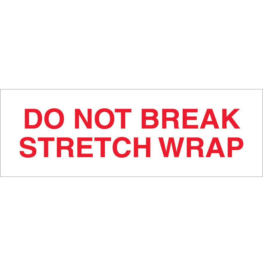 Speed up your packing line by eliminating separate labeling steps. This 3" x 110 yds pre-printed carton sealing tape communicates handling instructions directly on boxes with waterproof, 2.2 mil acrylic adhesive. Order by the case (24 rolls) and reduce operational friction.