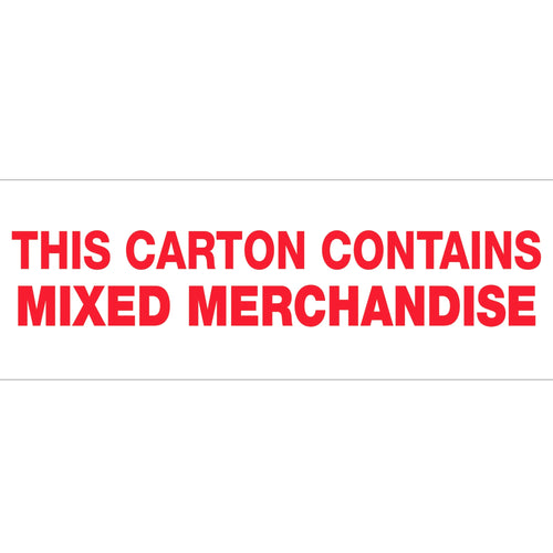 3 in x 110 yd 2.2 Mil Messaged Carton Sealing Tape 6-Pack T905P106PK