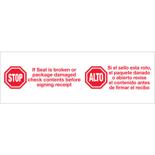 Communicate handling instructions directly on your cartons with Tape Logic Stop/Alto messaged sealing tape. This 3