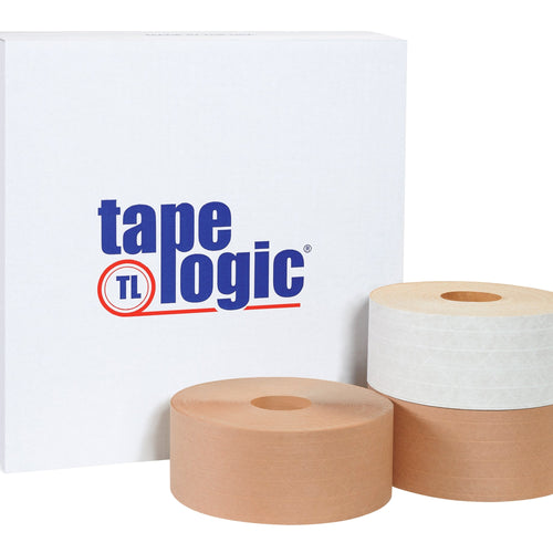 3 in x 375 ft Kraft Fiberglass Reinforced Water Activated Tape 8/Case T9067700