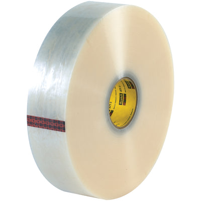 Industrial-strength 3M 371 carton sealing tape designed for high-volume packing lines and repetitive case closure. Each roll features 1500 yards of 2" clear polypropylene tape with hot melt rubber adhesive that won't peel, crack, or dry out–even in demanding warehouse environments. Case of 6 machine rolls ready for your dispenser.