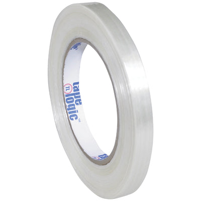 Tape Logic 1500 strapping tape delivers 304 lb tensile strength for securing heavier products and reinforced case sealing. 1/2" x 60 yard rolls dispense smoothly on standard dispensers. Ships in case of 72 rolls for high-volume packing lines.