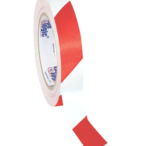 1 in x 36 yd 7.0 Mil Red/White Striped Vinyl Safety Tape 3-Pack T91363PKRW