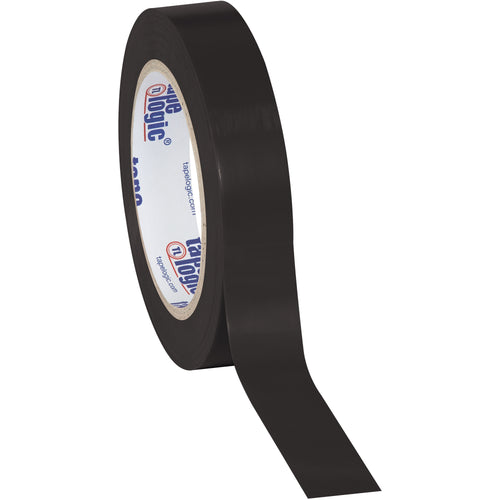 Heavy-duty black vinyl safety tape resists oil, grease, moisture, and solvents‚perfect for packing line floor marking and equipment boundaries. 6.0 mil thickness ensures durability on high-traffic surfaces. Each case includes 48 rolls of 1