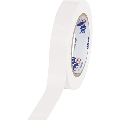 1 in x 36 yd 6.0 Mil White Solid Vinyl Safety Tape 48/Case T9136W