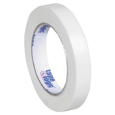 Tape Logic 1300 strapping tape delivers 110 lb tensile strength for reliable carton sealing and bundle bundling on your packing line. Each case includes 48 rolls of 3/4" x 60 yard tape with superior holding power that outperforms twine and glue closures. Clear adhesive core ensures compatibility with all standard tape dispensers.