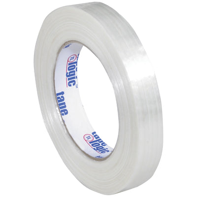 Tape Logic 1500 strapping tape delivers 304 lb tensile strength for securing heavy cartons and bundled products on high-speed packing lines. Each roll measures 3/4" x 60 yds; case includes 48 rolls for consistent inventory. Engineered for reliable core compatibility with standard dispensers.