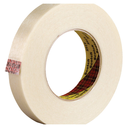 3/4 in x 60 yd 7 Mil Clear 3M 8919 Strapping Tape 48/Case T9148919