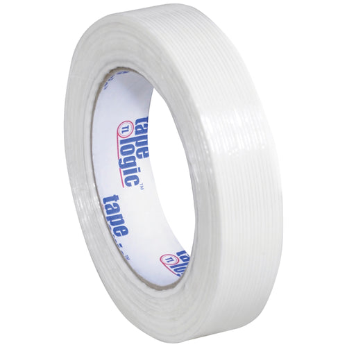 Tape Logic 1300 strapping tape delivers superior holding power compared to twine or glue closures for reliable case sealing. Each roll measures 1