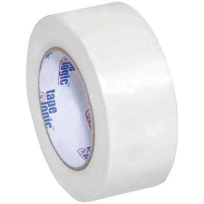 Heavy-duty 2" x 60 yard strapping tape delivers 180 lb tensile strength for reliable case sealing and bundle reinforcement. Tape Logic 1400 is a cost-effective alternative to steel and poly strapping, ideal for high-volume packing lines. Case of 24 rolls ready to load into your dispenser.