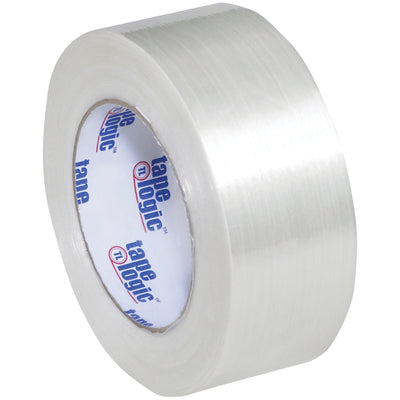 Tape Logic 1500 strapping tape delivers 304 lb tensile strength for securing heavy products and reinforced case sealing. Each roll measures 2" x 60 yds and is sold as a case of 24, providing reliable adhesion for high-volume packing lines. Perfect when standard carton sealing tape doesn't provide enough holding power.