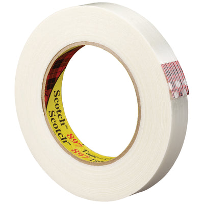 Scotch® Filament Tape 897 delivers dependable carton sealing and bundling performance with minimal tape waste on high-speed packing lines. Each case contains 6 rolls of 2" x 60 yd. tape with 6.0 mil reinforced glass yarn and synthetic rubber adhesive for superior moisture and abrasion resistance. The Scotchpro™ polypropylene backing ensures consistent dispenser compatibility and professional case closure every time.
