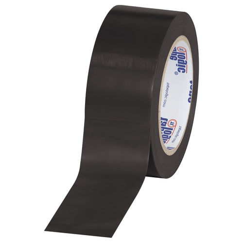 2 in x 36 yd 6.0 Mil Black Vinyl Safety Tape 24/Case T9236BL