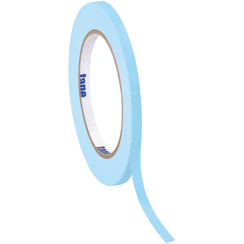 Tape Logic light blue 4.9 mil masking tape delivers reliable medium-temperature performance for labeling and color-coding in high-volume packing lines. Each case includes 12 rolls of 1/2