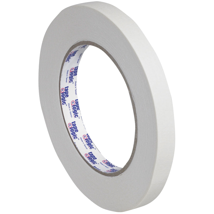 Tape Logic 2600 professional-grade masking tape delivers reliable adhesion and clean release for painting, construction, and finishing operations. Each case contains 72 rolls of 1/2" x 60 yard crepe paper tape with 6.1 mil thickness‚engineered to resist moisture and solvents while maintaining consistent core compatibility with standard dispensers.