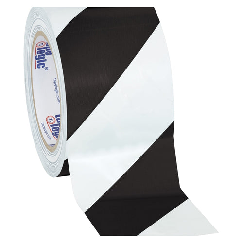 3 in x 36 yd 7.0 Mil Black/White Vinyl Safety Tape 3/Case T93363PKBW