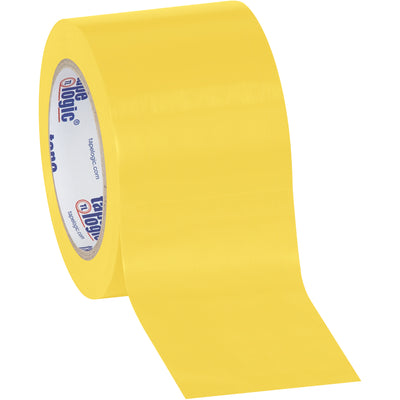 Heavy-duty 6.0 mil yellow vinyl safety tape resists oil, grease, moisture, and solvents‚ideal for caution and physical hazard marking on any packing line. Each case includes 3 rolls of 36-yard tape for extended coverage. Durable adhesion holds fast on cardboard cores and dispenser-compatible for seamless case sealing operations.