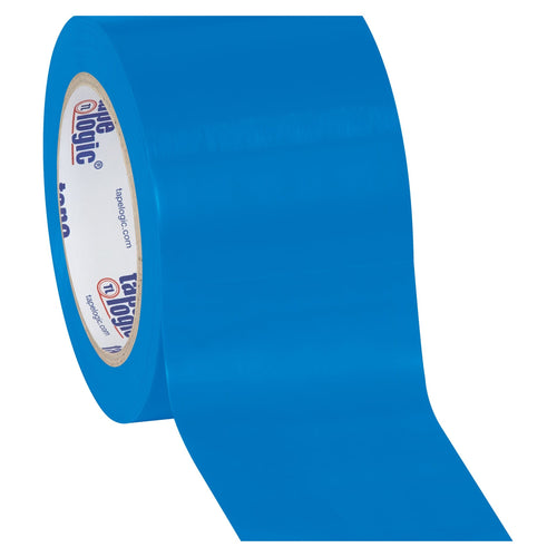 3 in x 36 yd 6.0 Mil Blue Vinyl Safety Tape 16/Case T9336B