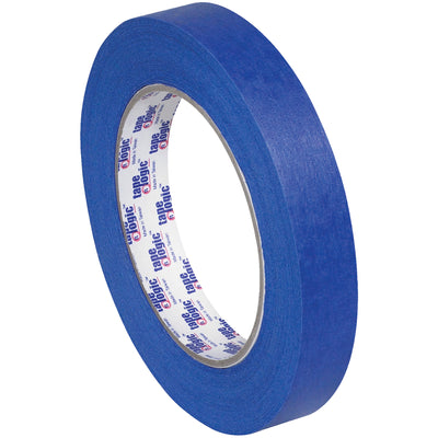 Tape Logic 3000 blue painter's masking tape delivers reliable adhesion and clean removal up to 14 days for all paint and stain applications. Each roll is 3/4" x 60 yards with 5.2 mil thickness and 27 lb tensile strength, sold by the case of 48 rolls for high-volume packing lines.