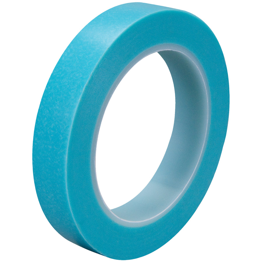3M 4737T translucent blue fine line masking tape delivers razor-sharp paint break lines on metal and plastic surfaces. Each case includes 3 rolls of 3/4" x 36 yard tape with blue vinyl backing and rubber adhesive, rated to 325°F for 30 minutes. Ideal for transportation OEM paint masking applications requiring critical precision.