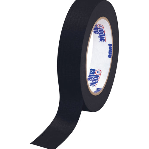 1 in x 60 yd 4.9 Mil Black Masking Tape 12-Pack T93500312PKB