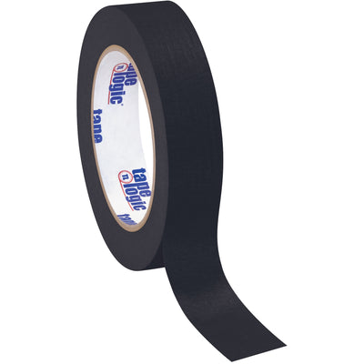 Tape Logic black masking tape delivers reliable adhesion and clean removal for packing lines and industrial labeling. Each case includes 12 rolls of 1" x 60 yds, 4.9 mil crepe paper tape designed for medium-temperature applications and consistent dispenser performance.