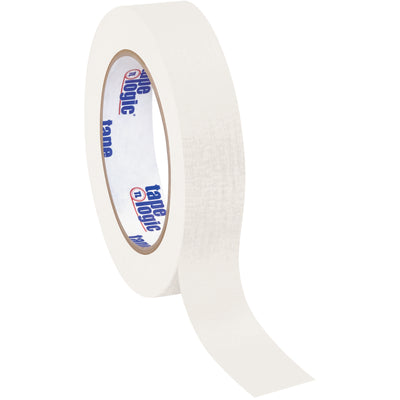 Professional-grade 1" x 60 yds white masking tape with 4.9 mil crepe construction delivers dependable adhesion for labeling, coding, and case sealing across industrial packing lines. Each case includes 12 rolls‚the right supply volume for continuous production without frequent reorders. Medium-temperature rated and designed for seamless dispenser compatibility.