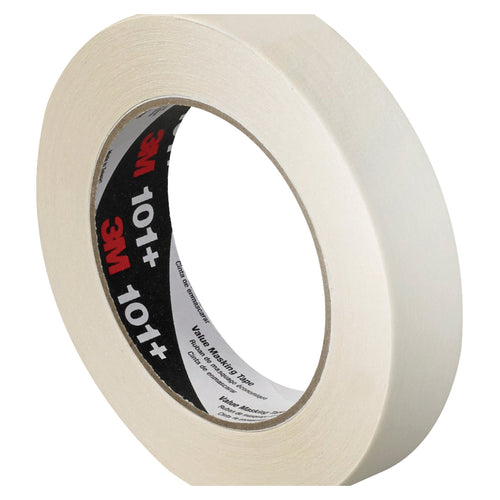 1 in x 60 yd 5.1 Mil 3M 101+ Masking Tape 36/Case T935101