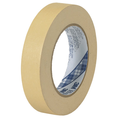 3M 2307 masking tape delivers superior holding power and clean removal on powder coated and stainless steel surfaces–critical for packing line quality. 1" x 60 yds rolls in crepe paper with rubber adhesive withstand temperatures to 200°F. Order by the case: 12 rolls per pack.