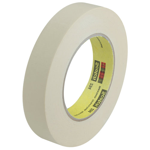 1 in x 60 yd 5.9 Mil 3M 234 Masking Tape Crepe 36/Case T935234