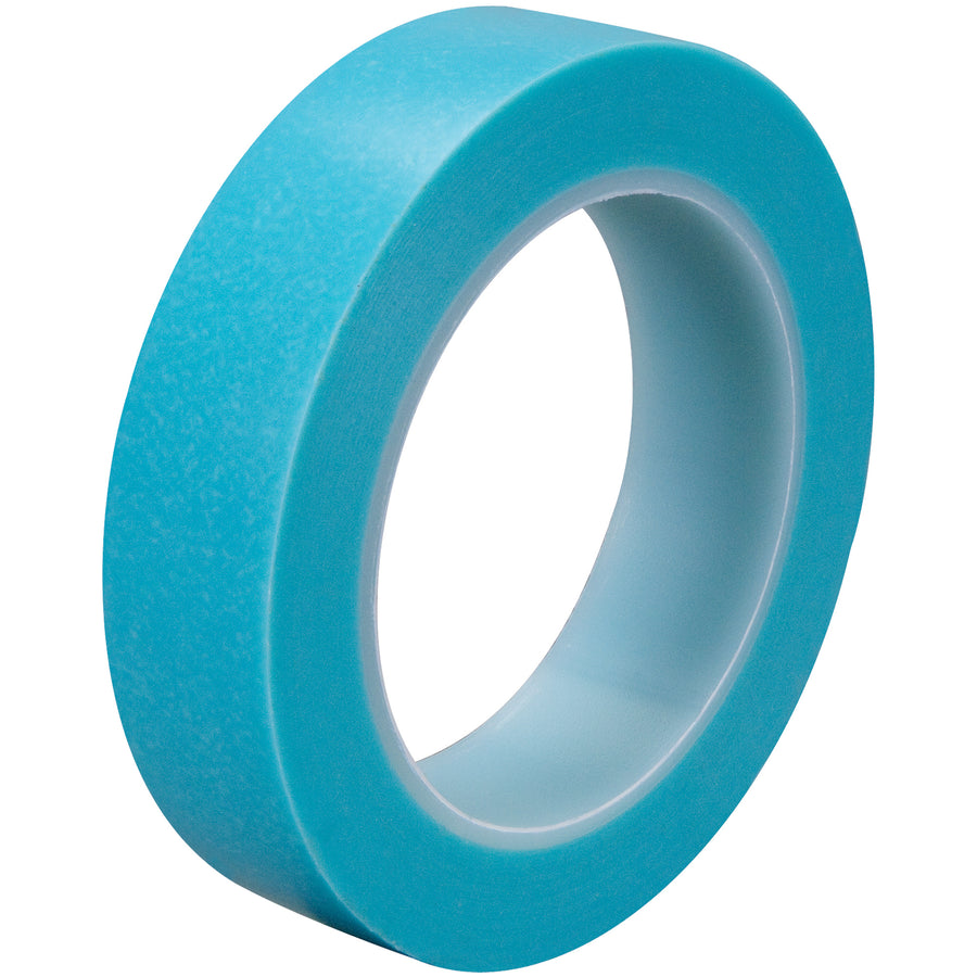 3M 4737T fine line masking tape delivers precise paint break lines on metal and plastic surfaces in transportation OEM production environments. This 1" x 36 yds. blue translucent vinyl-backed tape withstands 325°F for 30 minutes, ensuring clean, sharp edges on every application. Case of 3 rolls–ready for your high-volume packing line.